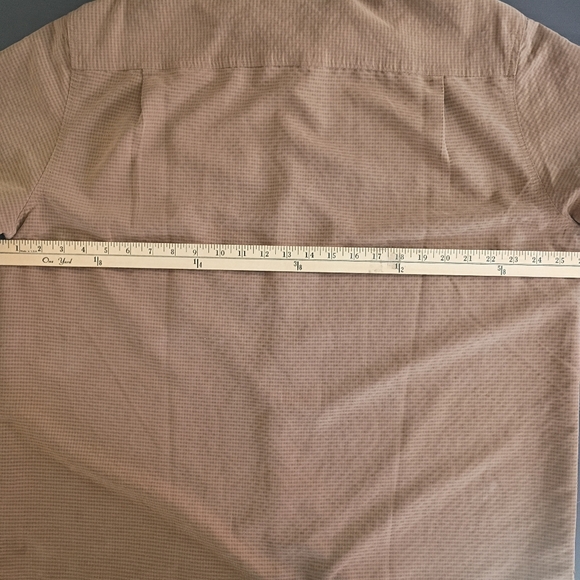 Royal Robbins Beige/Brown Checkered Button-Up Shirt - Picture 5 of 6